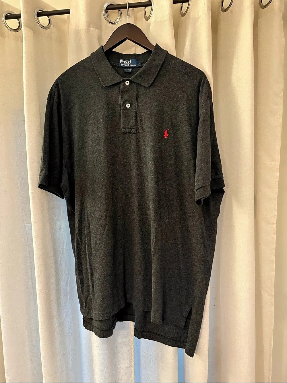 Polo Ralph Lauren Classic Fit Cotton Polo Shirt Gray XL